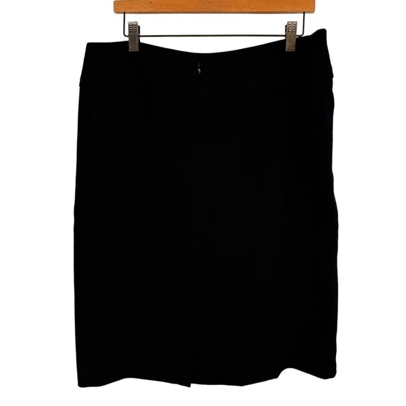 Talbots Womens Black straight Pencil Skirt Size 14 lined career - Picture 10 of 11
